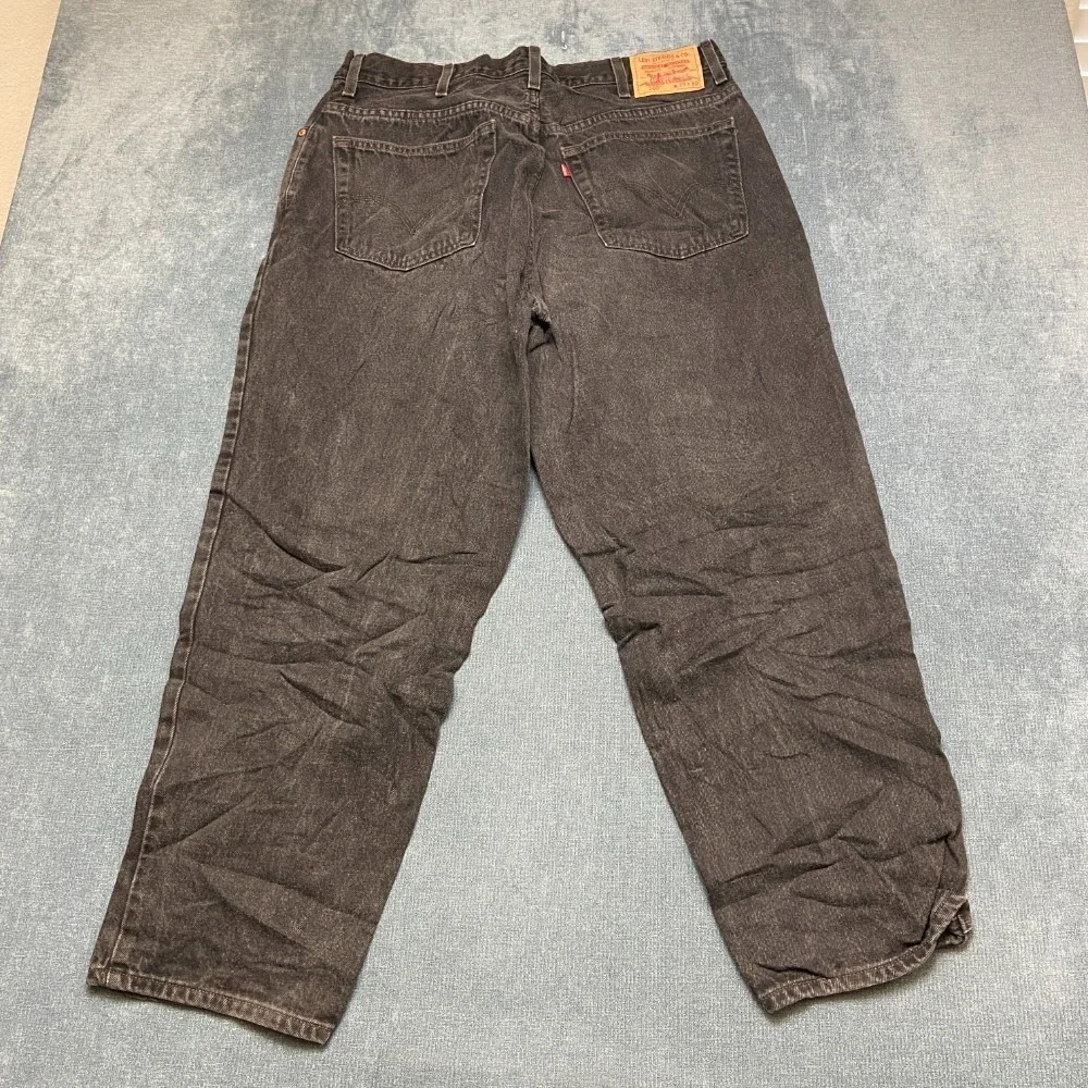 VTG Levi's 560 Jeans Mens 38x30 Black Denim Straight Comfort Fit  Zip Fly